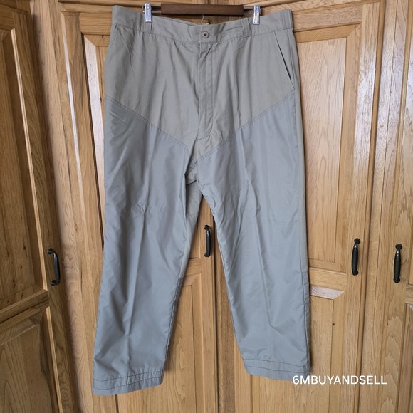 Avid Outdoor XL Hunting Hiking Men's Pants Khaki Brown Reinforced Pockets - Picture 1 of 11